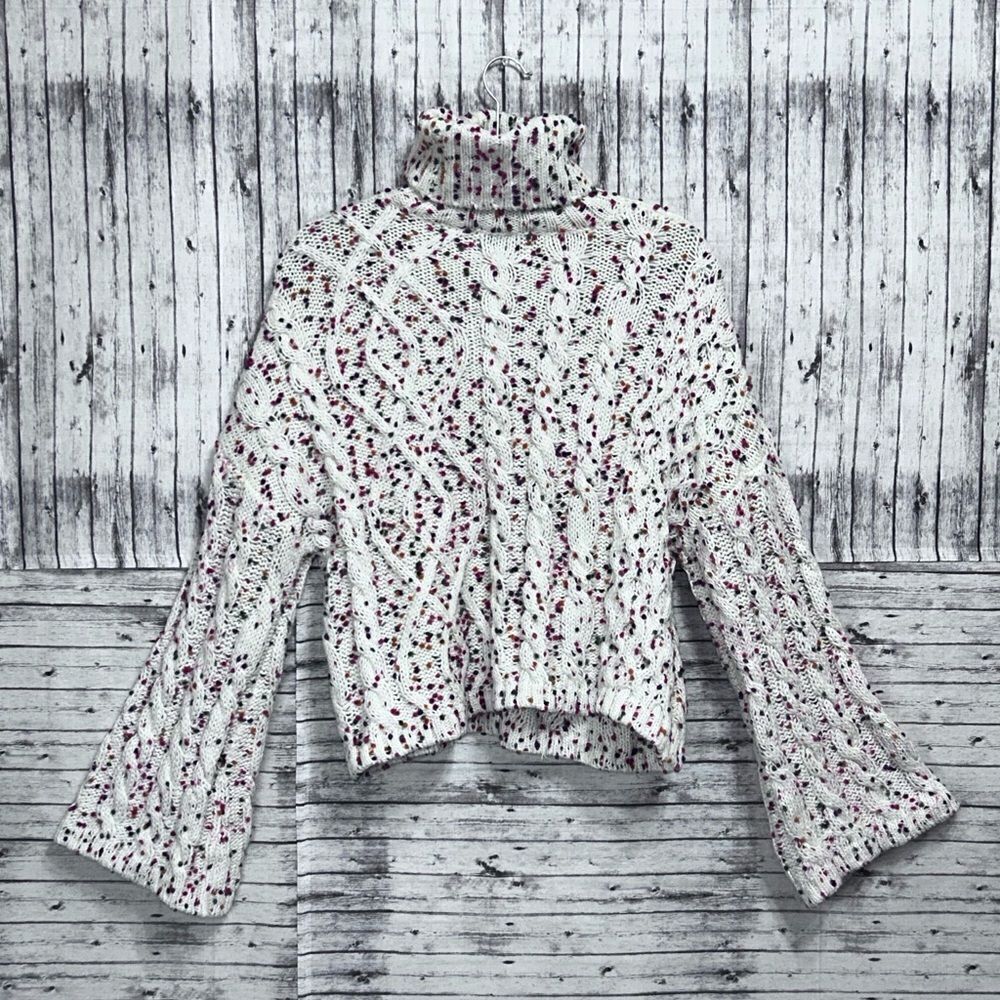 Judith March Ditsy Dots Cropped Sweater - Picture 2 of 10